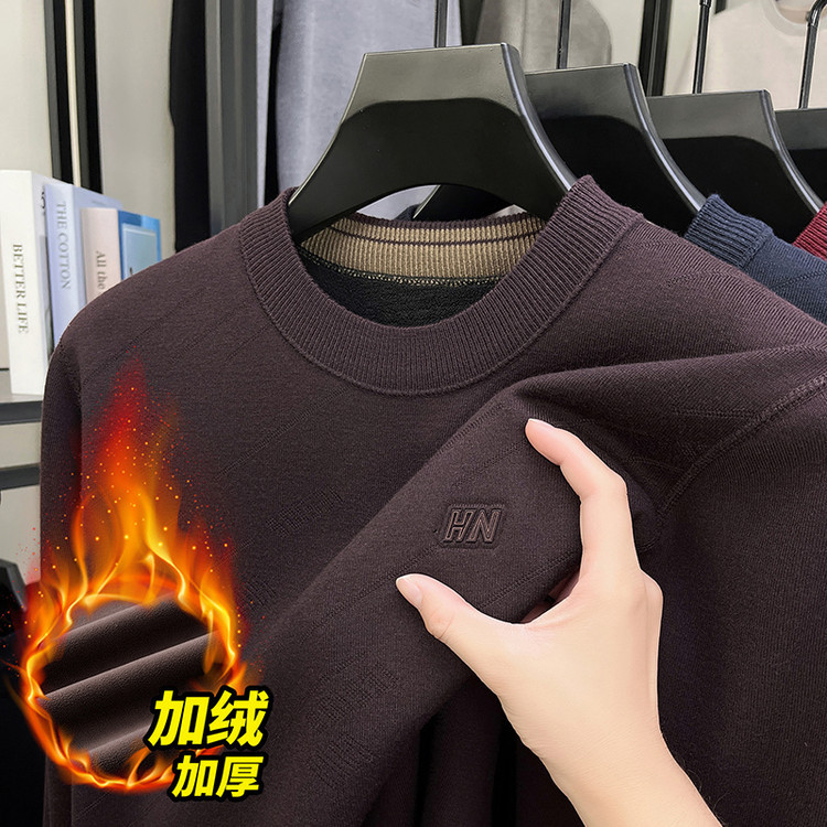 跨境外贸一件代发法派车电商供货&羊毛针织加绒毛衣2096