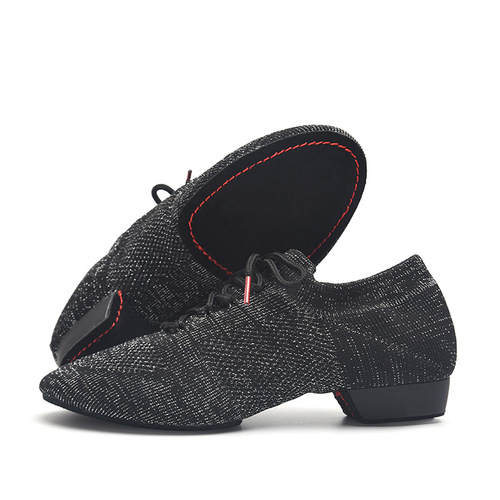Flyweave lace-up ballet shoes Latin female adult body yoga teacher dance shoes jazz modern dance