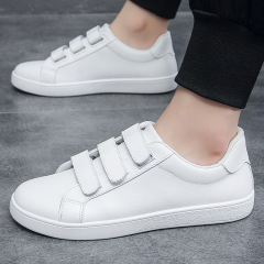 2023 Spring New White Sneakers Men's Low-Top Versatile Velcro Sports Casual Men's Shoes Versatile Loafers Men's Drop Shipping 