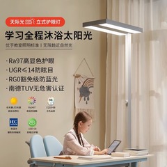 普瑞の空の光の着地の目の明かりの縦型の全スペクトルの電気スタンドは専用の子供の机のピアノの大きい街灯を学びます。