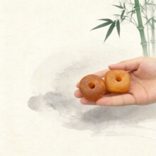 优化二代琥珀蜜蜡随形珠平安扣 老蜜蜡平安扣散珠
