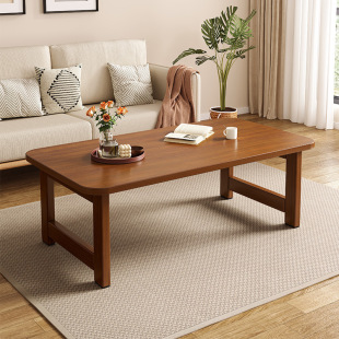 Folding Coffee Table Solid Wood Bay Window Table Small Apartment Living Room Coffee Table Dormitory Small Table Simple Low Dining Table Home Desk