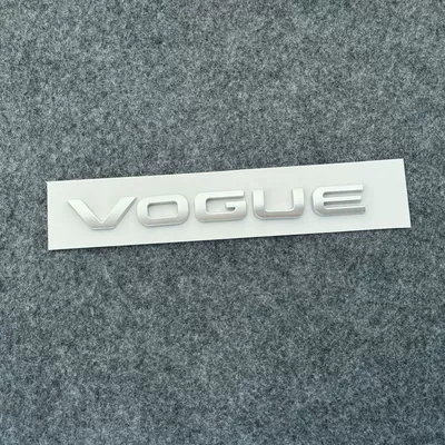 Car logo Evoque, Velar, and Range Rover Sport - standard-vogueasia-silver