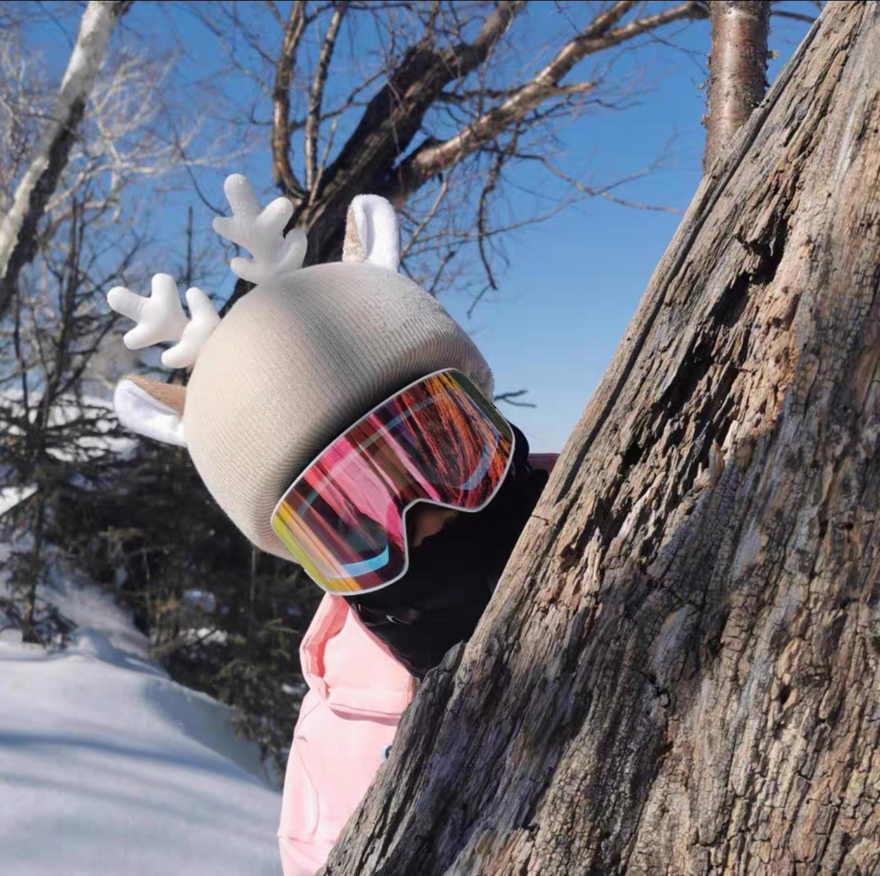 Ski warme Helmabdeckung für Damen und Herren, Skihelm-Abdeckungen, Dekor, Snowboard, waschbar, Outdoor-Sport, niedliches gestricktes Helm-Zubehör – Detail 11