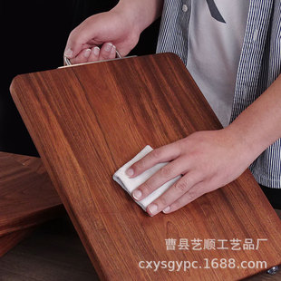 Ebony Chopping Board Solid Wood Household Chopping Board Whole Wood Sticky Board Kitchen Cutting Knife Board Household Large Chopping Board Customization