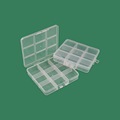 透明9格塑料美甲饰品分装盒现货串珠盒米珠盒DIY盒五金分隔收纳盒
