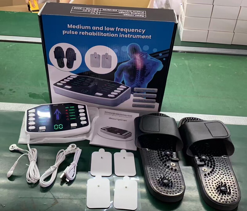充電タイプのダブル出力中間周波数デジタル経絡理学療法器腰首頚椎単制御電気治療パルスマッサージ器メーカー|undefined