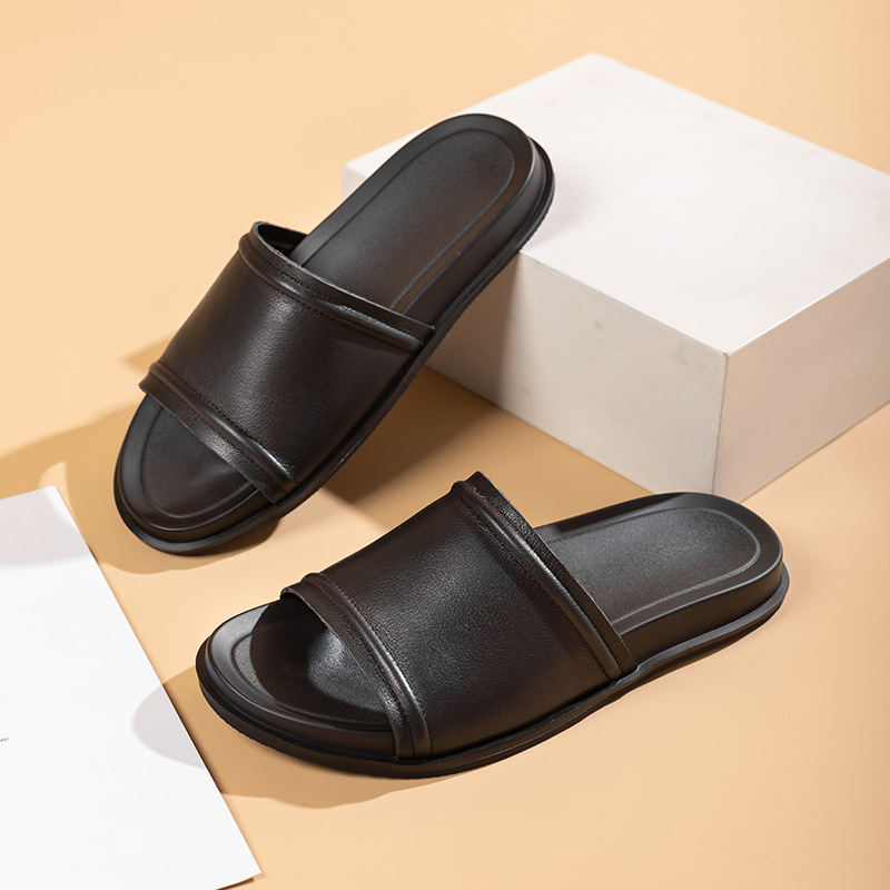 Summer breathable retro non-slip mule flat