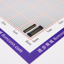 5024系列0.4mm间距板对板连接器34拼BTB座子合高0.8HPCB板连接板
