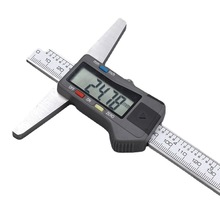 批发桂量数显深度卡尺0-150 200  300用于测量孔深深度尺现货