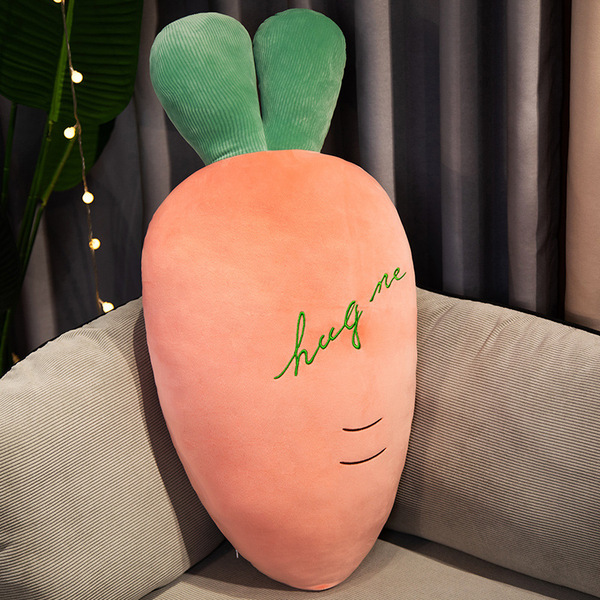 Cute cartoon carrot soft pillow for sleep
