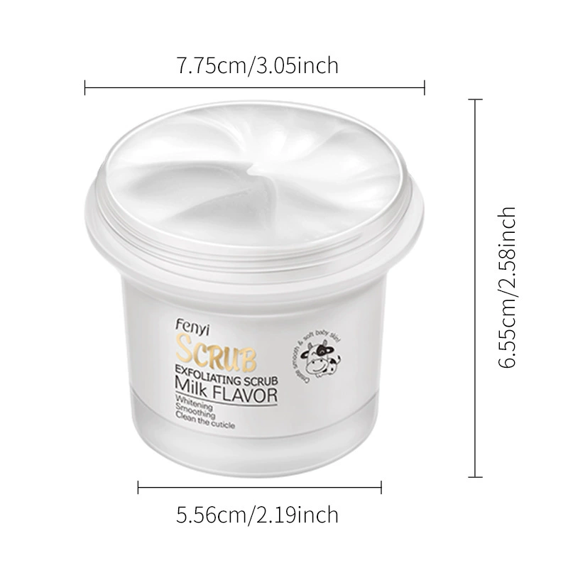 Скраб для тела с эксфолиацией (Fenyi) Milk Flavor, 100 г — очищение пор и смягчение