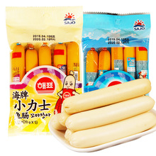 熱賣 韓國食品海牌小力士魚腸原味100g 進口食品休閑零食批發