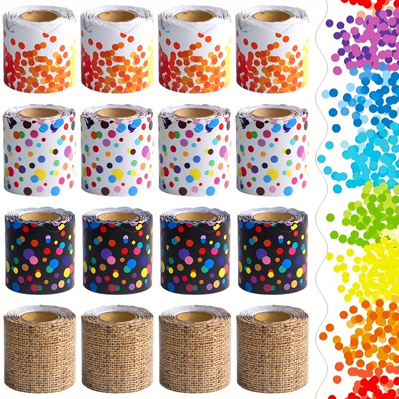 Cross-border Holographic Laser Waterproof Bulletin Bar Border Stickers Bulletin Board Border Decoration Stickers Classroom Blackboard Border Stickers Cross-border Holographic Laser Waterproof Bulletin Bar Border Stickers Bulletin Board Border Decoration Stickers Classroom Blackboard Border Stickers