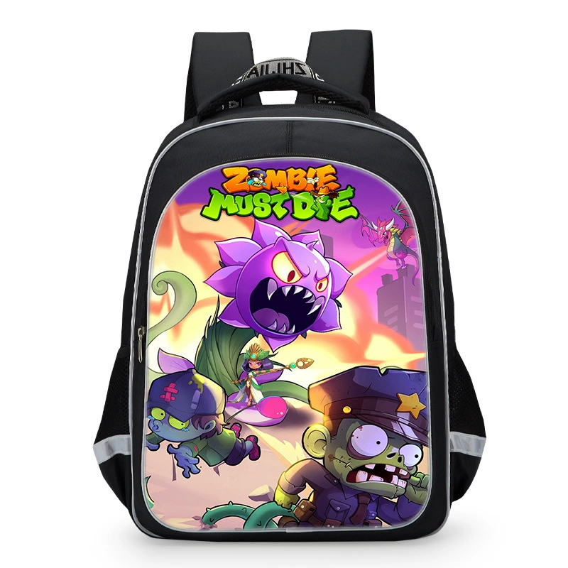 Plants vs. Zombies, backpack for students, small bag, cartoon school bag