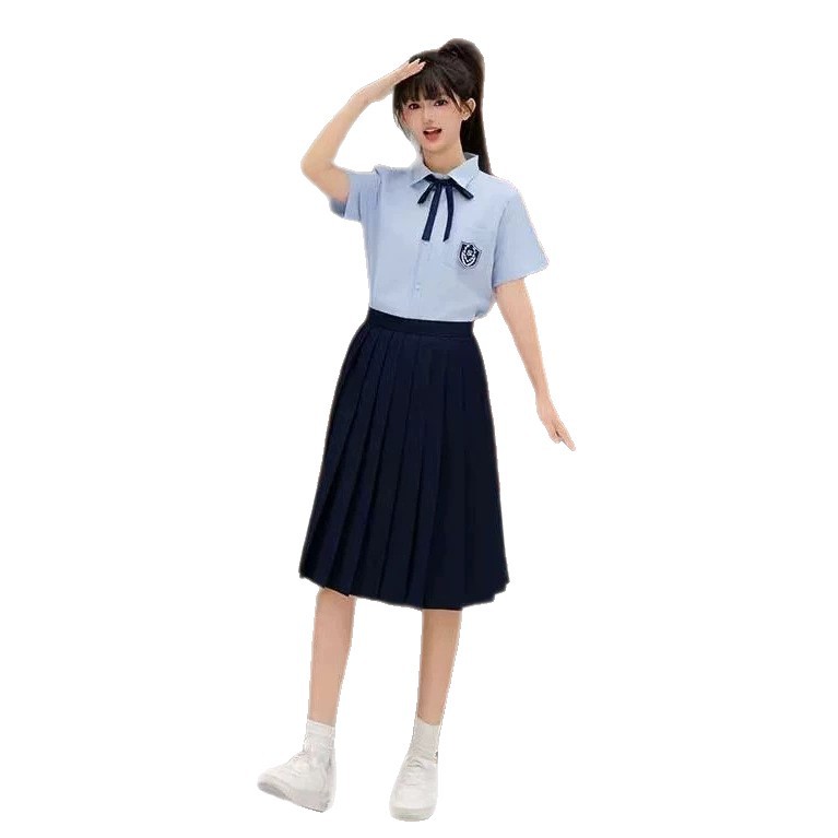 毕业初中生学生合唱诗歌朗诵班服校服套装学院毕业班运动会演出服