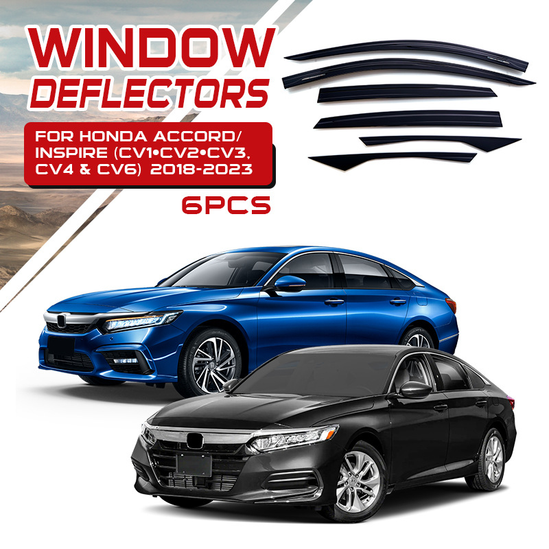 Aplicable al protector de lluvia Accord, protector de lluvia Yingshipai, protector de lluvia Honda Accord Window Deflectors