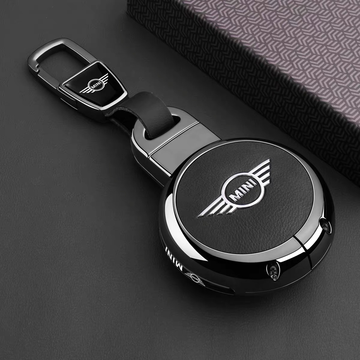 Suitable for Bmw Mini Country Key Cover Mini Shell Man Bag Cooper Buckle F54F55F56F60 Men and Women