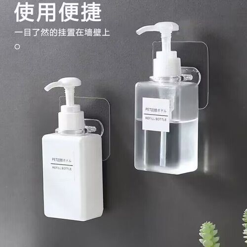 Transparent ring hooks adhesive cleaning agent storage hooks small items hanging plastic hooks storage organizer rack