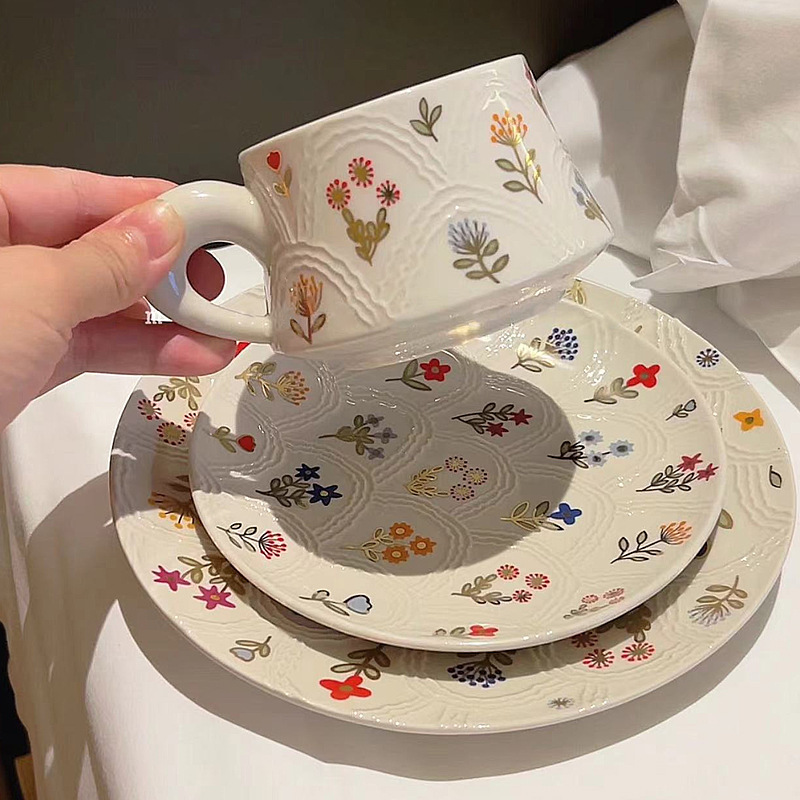 High-value Flash Coffee Cup Ceramic Household High-grade Fine Afternoon Tea Tableware Creative Coffee Cup High-value Flash Coffee Cup Ceramic Household High-grade Fine Afternoon Tea Tableware Creative Coffee Cup