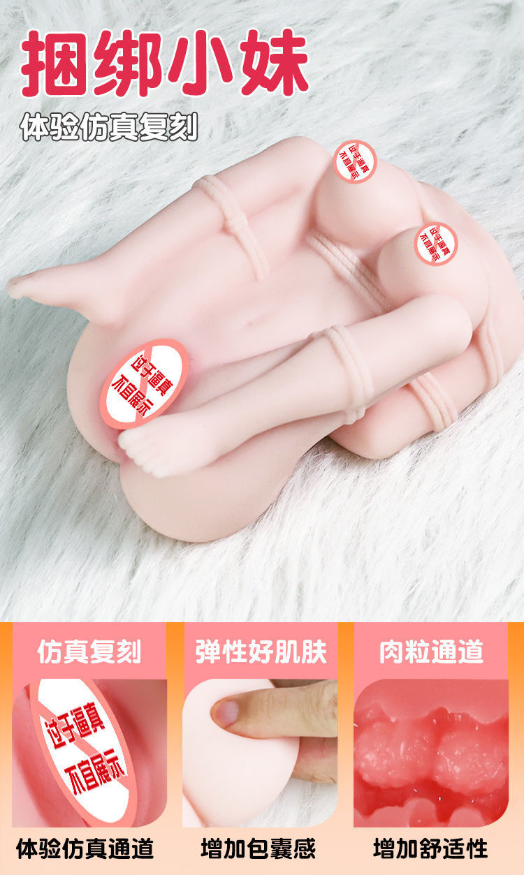 Jiuai Men’s Manual Masturbation Device in TPE with Water-based Lubricant 200ml — detail image 2