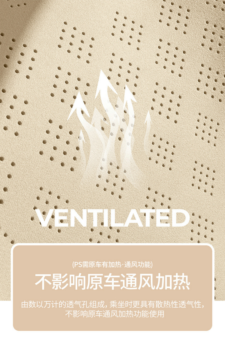 Suitable for AITO M7 special car seat cushion for all seasons universal semi-enclosed suede saddle cushion permeable cushion