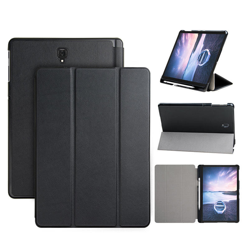 Suitable for Samsung Tab S4 10.5inch T835/830 Protective Case with Pen Slot Pc Hard Shell Leather Case
