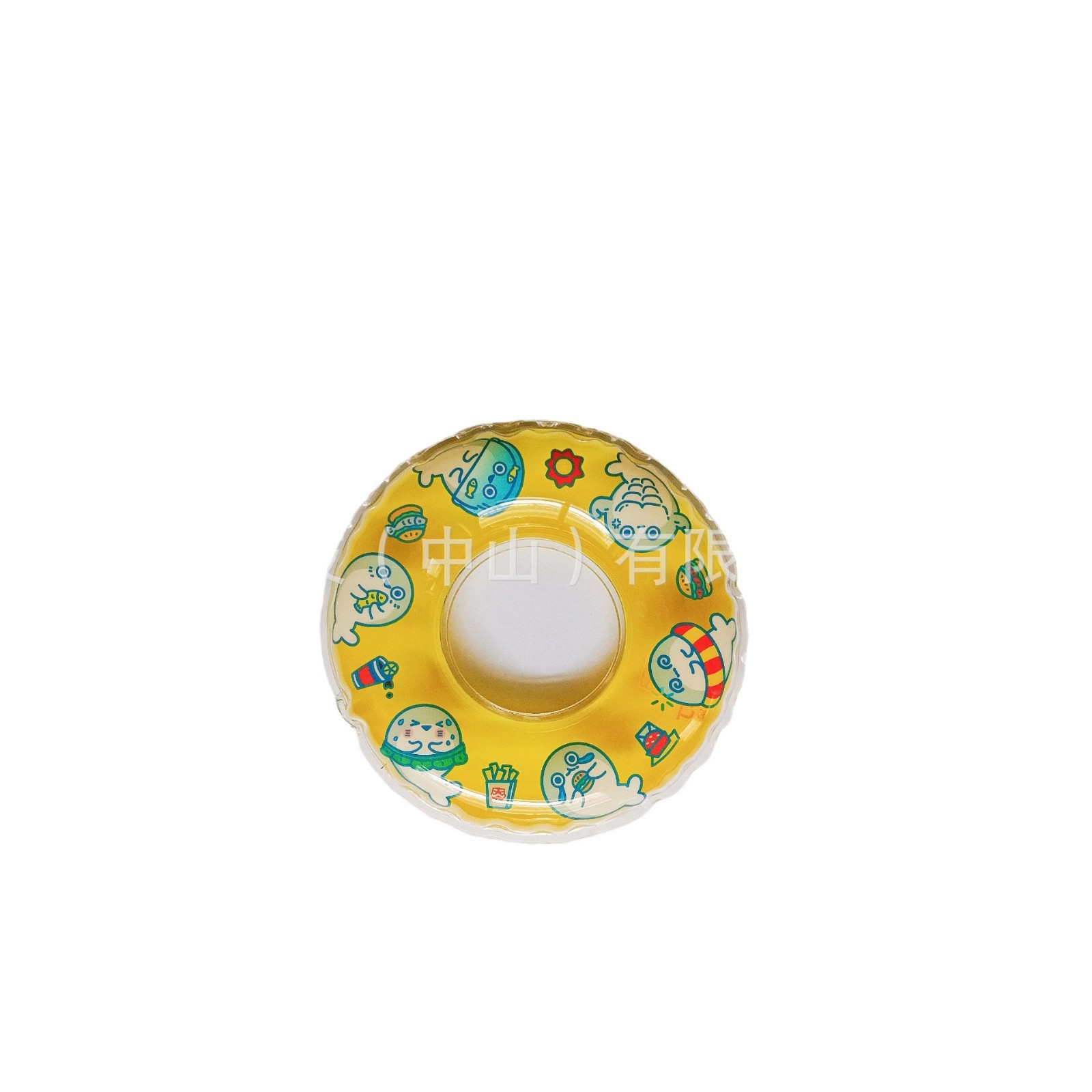 Inflatable swimming ring