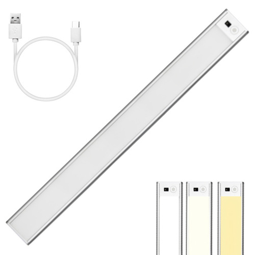 Cross-border three-color hand-scan sensing charging magnetic suction wireless wine cabinet wardrobe infinitely adjustable cabinet light