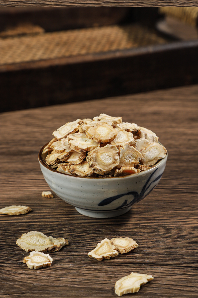 Dried Platycodon Root Slices Jie Geng 500g Traditional Herbal Decoction Ingredient in use