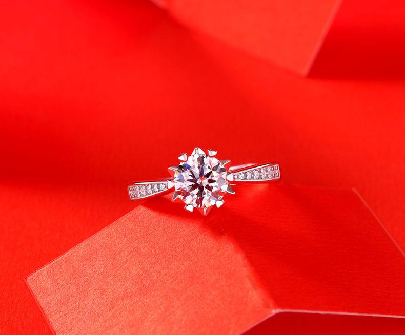 7g Weight 0.03µm Gold Plating Thickness Electroplated Gold Plating Process 18K Real Gold Plated Plating Material Moissanite Inlay Material 925 Sterling Silver Moissanite Geometric Rings