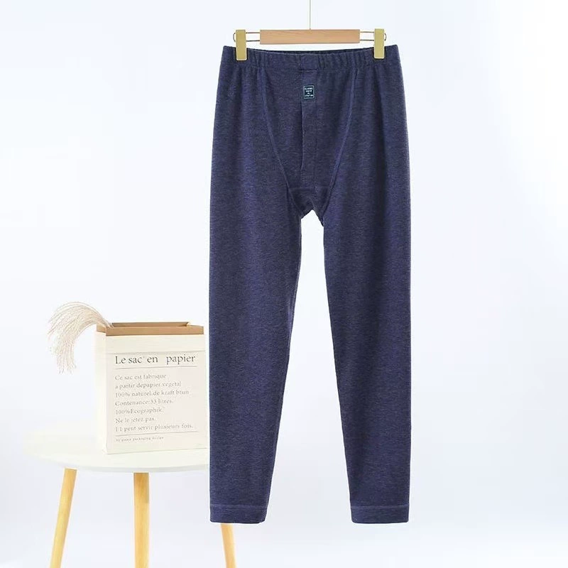 Demi-season woolen keep warm trousers, thin thermal underwear, velvet leggings for men and women