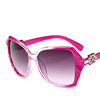 Capacious trend sunglasses, glasses solar-powered, European style, wholesale
