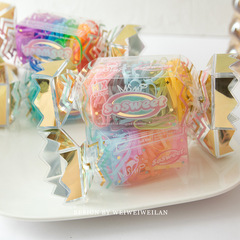 New candy box small rubber band, sweet and childlike for girls, disposable children's hair-tying rubber band, hot sale in stores