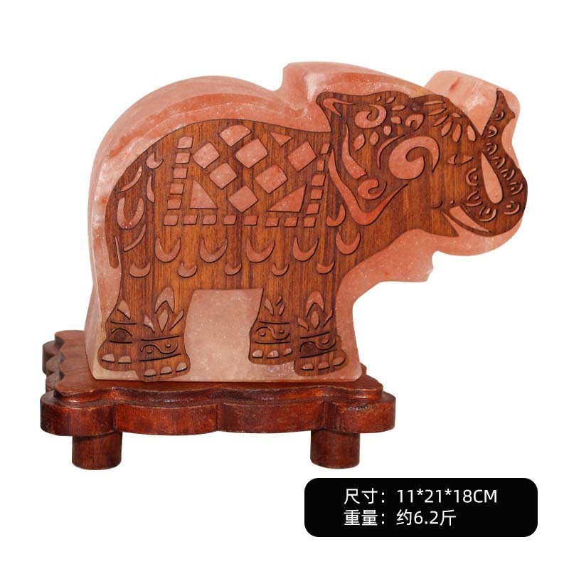 造型盐灯葫芦聚宝盆球形元宝 水晶喜马拉雅盐灯 净宅负离子灯|undefined