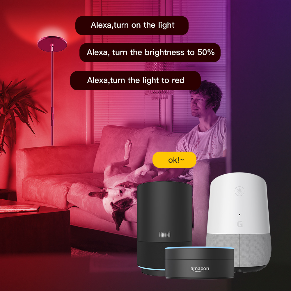 跨境新款落地?zé)艨蛷d沙發(fā)燈ins風(fēng)LED釣魚(yú)燈美式創(chuàng)意臥室簡(jiǎn)約日落燈