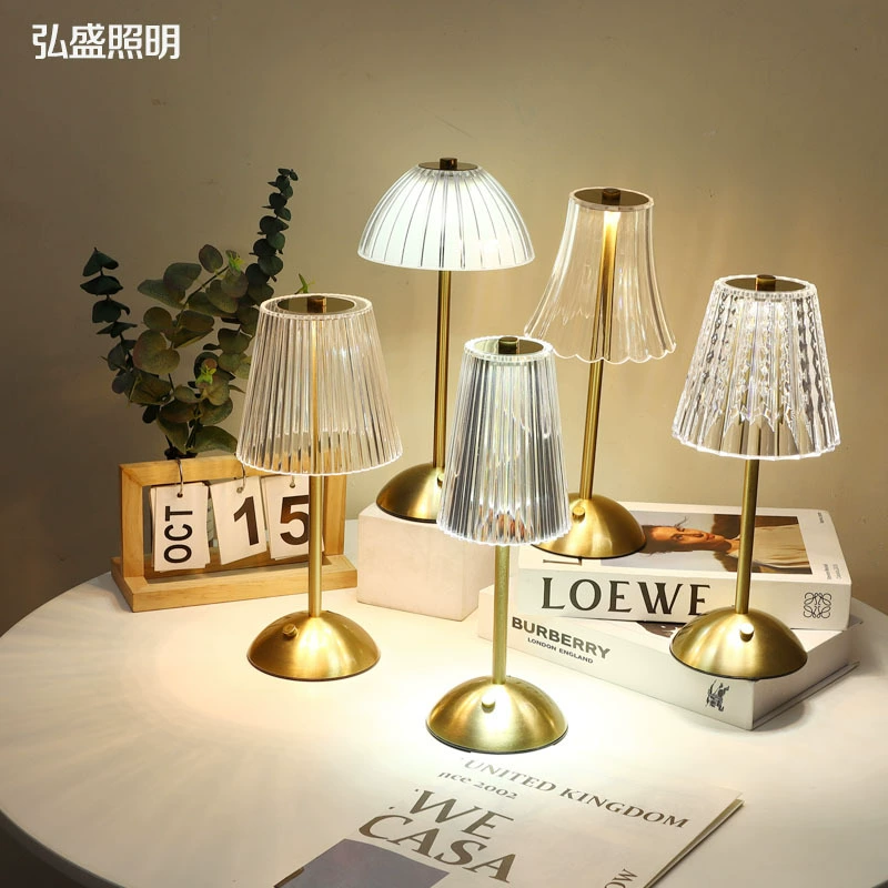 Трансграничный взрыв светодиодная настольная лампа простой ретро кафе атмосфера настольная лампа сенсорный USB зарядка бар настольная лампа