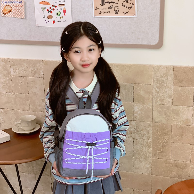 Mochila casual simple coreana para niños y niñas, mochila exterior, mochila de jardín de infantes para niños.