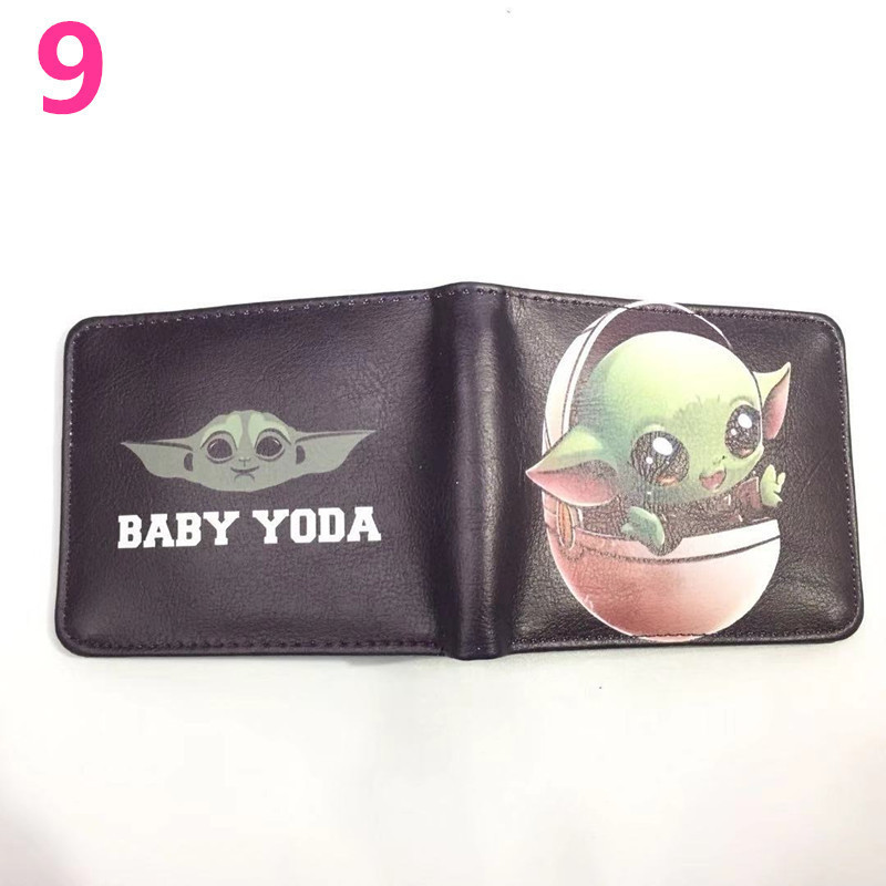 Baby Yoda maestro corto billetera Star Wars estudiante Monedero
