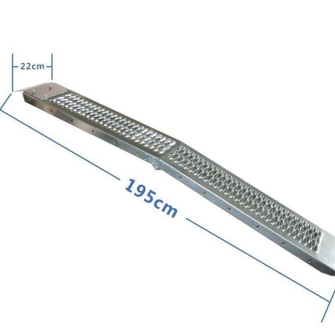 Rampa de motocicleta gruesa en la rampa de embarque para silla de ruedas pedal plegable escalera antideslizante artefacto sin barreras