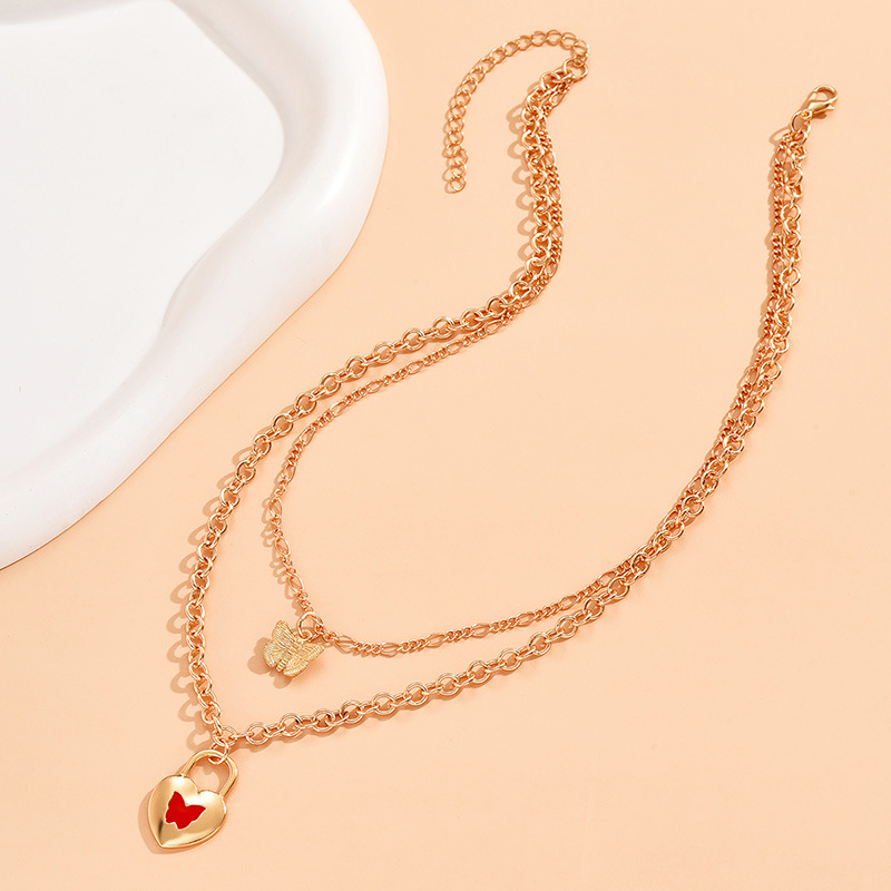 1 Piece Fashion Heart Shape Bow Knot Alloy Plating Womenu0027S