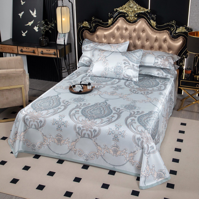 Estera de hielo fresca caja de regalo dormitorio cama transpirable lavable verano estera de hielo de tres piezas de regalo de apertura de promoción