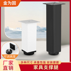 家具の足は調節できます。四角い食器棚の足は伸縮します。