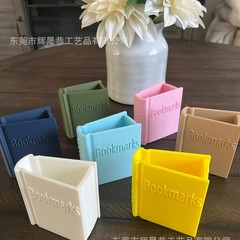 【在庫あり】プリントブック型しおりホルダー 3Dプリント型しおりホルダー