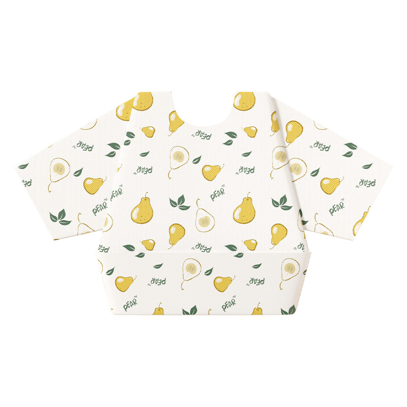 Baby overcoat desechable para niños comidas baundero para bebés bolsas de alimentos suplementarios impermeables delantal anti-dopaje otoño invierno