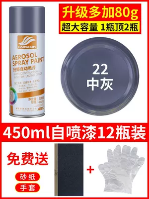 Clear Paint, and Anti-Rust Paint — Avtomobil boyası - medium-gray-12-bottles-450mlbottle-spray-paint