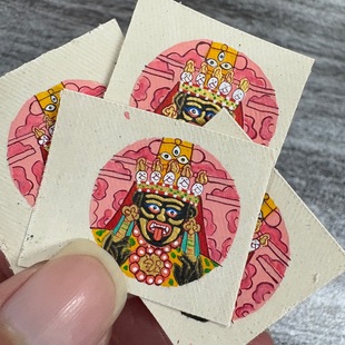 Pure Hand Painted Mineral Pigment Tangkazaki Ram 2.0 Card Core