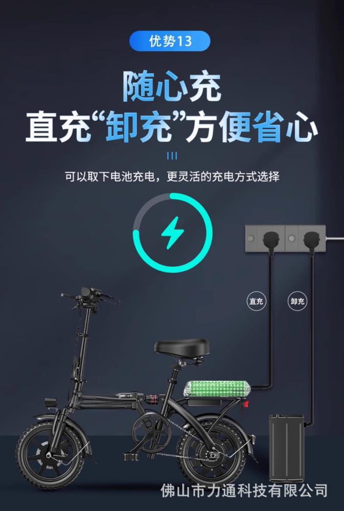 Folding Electric Vehicle Lightweight Portable E-Bike