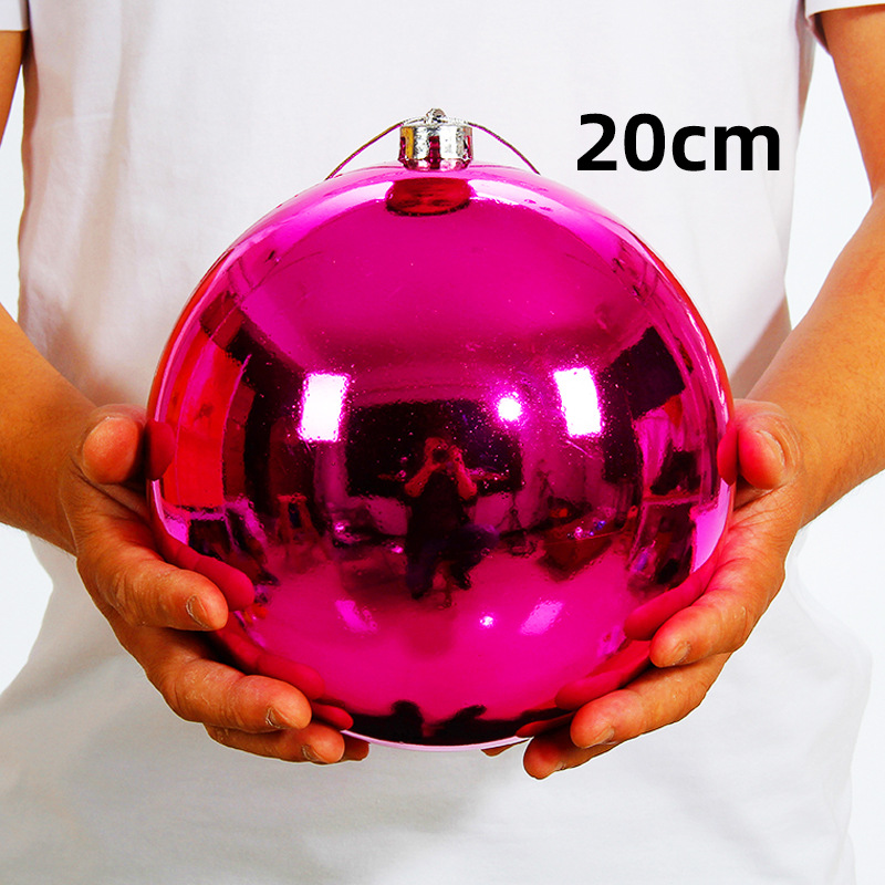 Dragón Tigre Bola de Navidad decoraciones del árbol de Navidad gran Bola brillante galvanoplastia bola de color bola colgante centro comercial bar decoración del techo