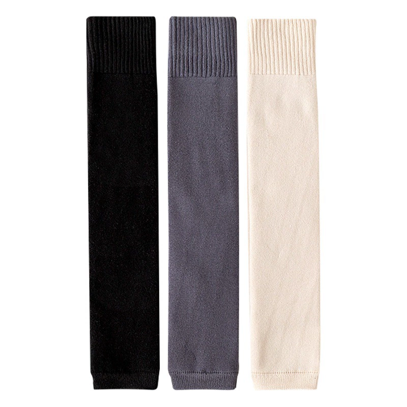 Чулки выше колена, Детские Зимние утолщенные осенне-зимние носки на флисовой подкладке, теплые чулки до колена, высокие чулки
